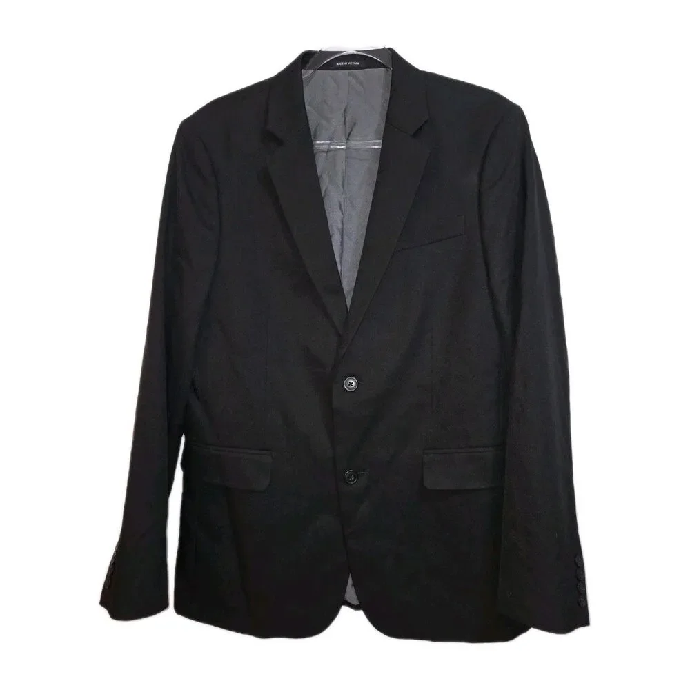 Claiborne Blazer Jacket Mens Size 40 Black, Lined, Never Worn